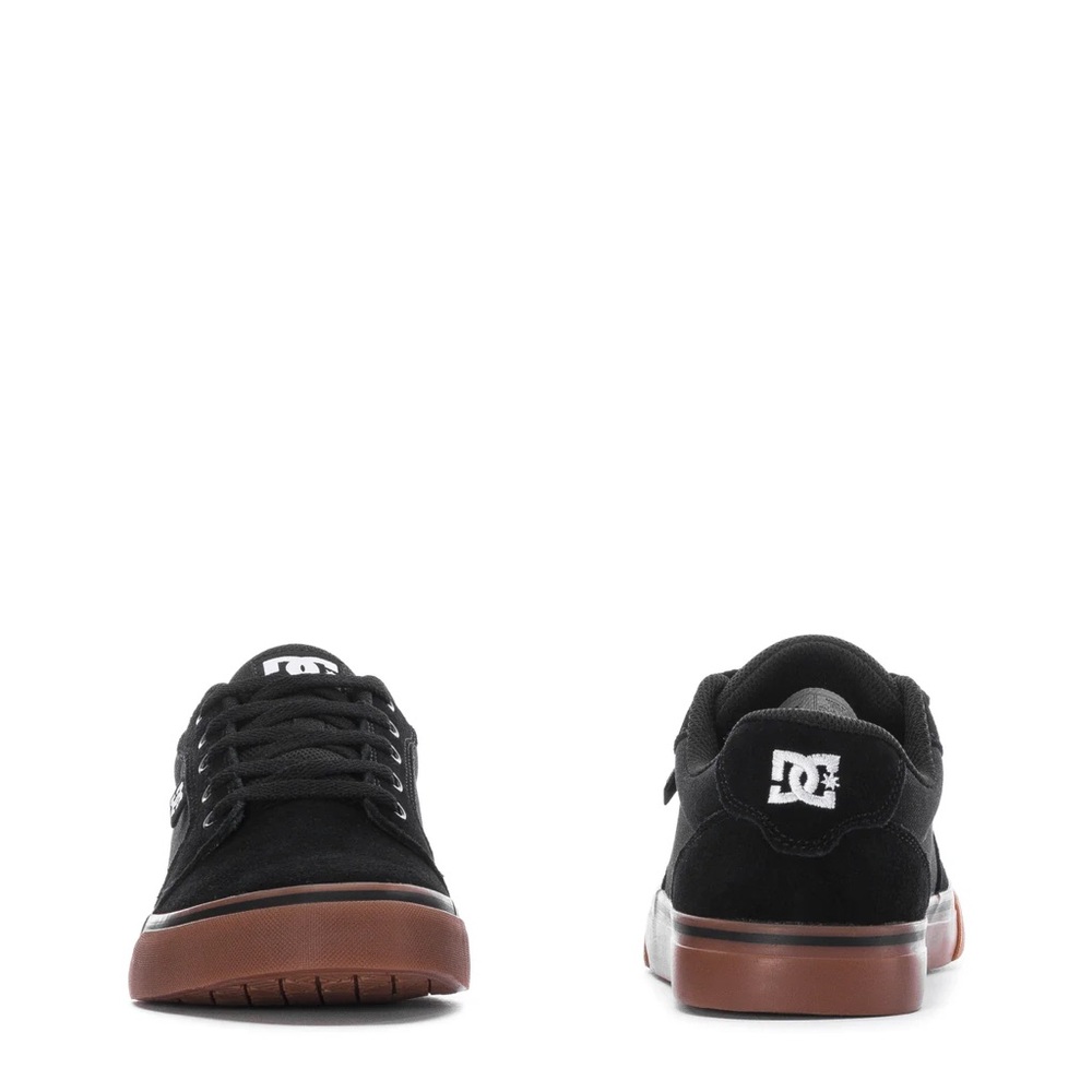 DC Anvil Black Sneakers with Brown Soles - Picture 3 of 6